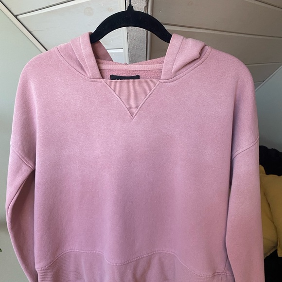 LA Hearts Pink Cropped Hoodie Size XS - Picture 3 of 9
